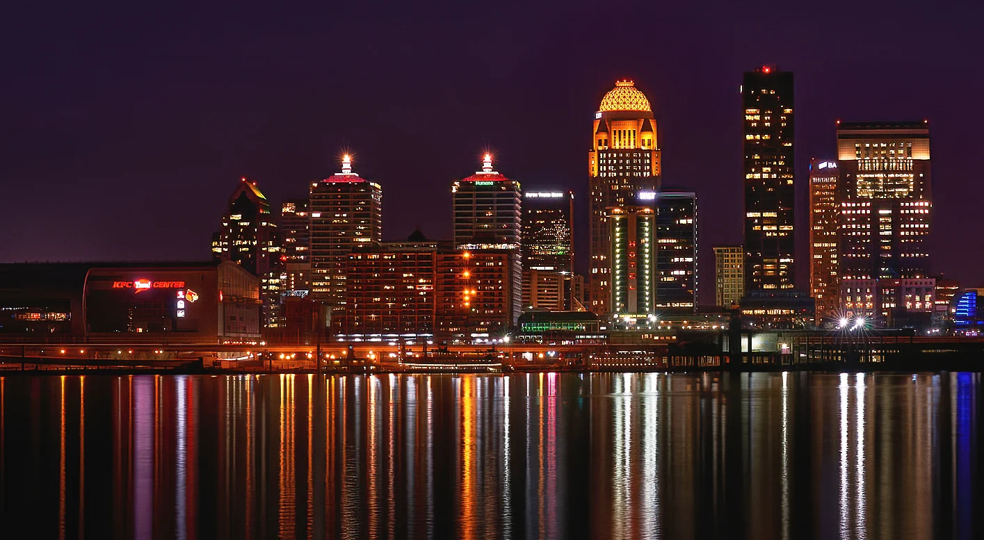 Commercial roofing crew working in Louisville, KY